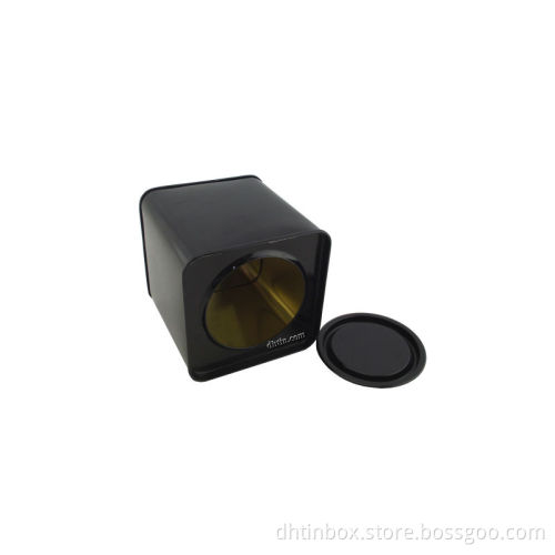 plug-in lid tea tin, airtight tea box, green tea caddy